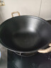 夏老大非遗生铁锅 铸铁炒锅古法无涂层物理不易粘炖锅圆底双耳炒菜锅36 实拍图