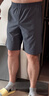 安踏速干裤丨运动短裤男春夏季冰丝凉感休闲裤五分裤篮球跑步健身裤 【升级吸湿速干+高弹力】男装灰-4 口袋拉链 XL (男适合180) 实拍图