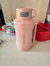 摩飞电器（Morphyrichards）电热水壶便携式烧水壶旅行热水壶烧水杯真空保温壶不锈钢保温瓶大容量户外 MR6061 1L 落樱粉 实拍图