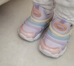 361°童鞋 儿童学步鞋春秋男女童软弹毛毛虫鞋运动宝宝鞋 粉24 实拍图