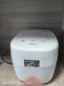 福库（CUCKOO）饭煲IH加热不粘内胆可预约快速煮饭多功能触屏白色微压电饭锅3升1-3人份CR-HD0610FW 实拍图