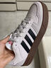 adidas「小锯齿」D-PAD CLASSIC美高风篮球风板鞋男女阿迪达斯 浅灰/黑色/浅猩红   42 实拍图