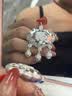 中国黄金（CHINA GOLD）福星马宝平安锁足银项链宝宝银锁长命锁婴儿周岁礼物新生儿见面礼 马宝宝吉祥平安锁【京速达】 实拍图
