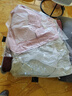 优衣库棉质宽松衬衫/长袖女装衬衣483880 62 粉蓝色(条纹) 3XL 实拍图