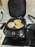 美的（Midea）电饼铛 电饼档上下盘可拆洗家用智能0氟钛陶瓷双面加热三明治早餐机煎烤机煎饼锅烙饼锅 JKC3077Ti 实拍图