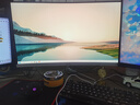 KKTV 27英寸显示器  高清曲面 电竞大屏游戏 电脑液晶显示屏 三微边设计轻薄 白色机身 K27QB 实拍图
