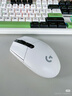 罗技（G）G304 LIGHTSPEED无线鼠标 游戏鼠标 轻质便携 绝地求生FPS鼠标英雄联盟LOL吃鸡 生日礼物 白色 实拍图