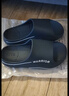 回力厚底防滑男女士凉拖室内外穿软底洗澡浴室拖鞋HL0212黑色40-41 实拍图