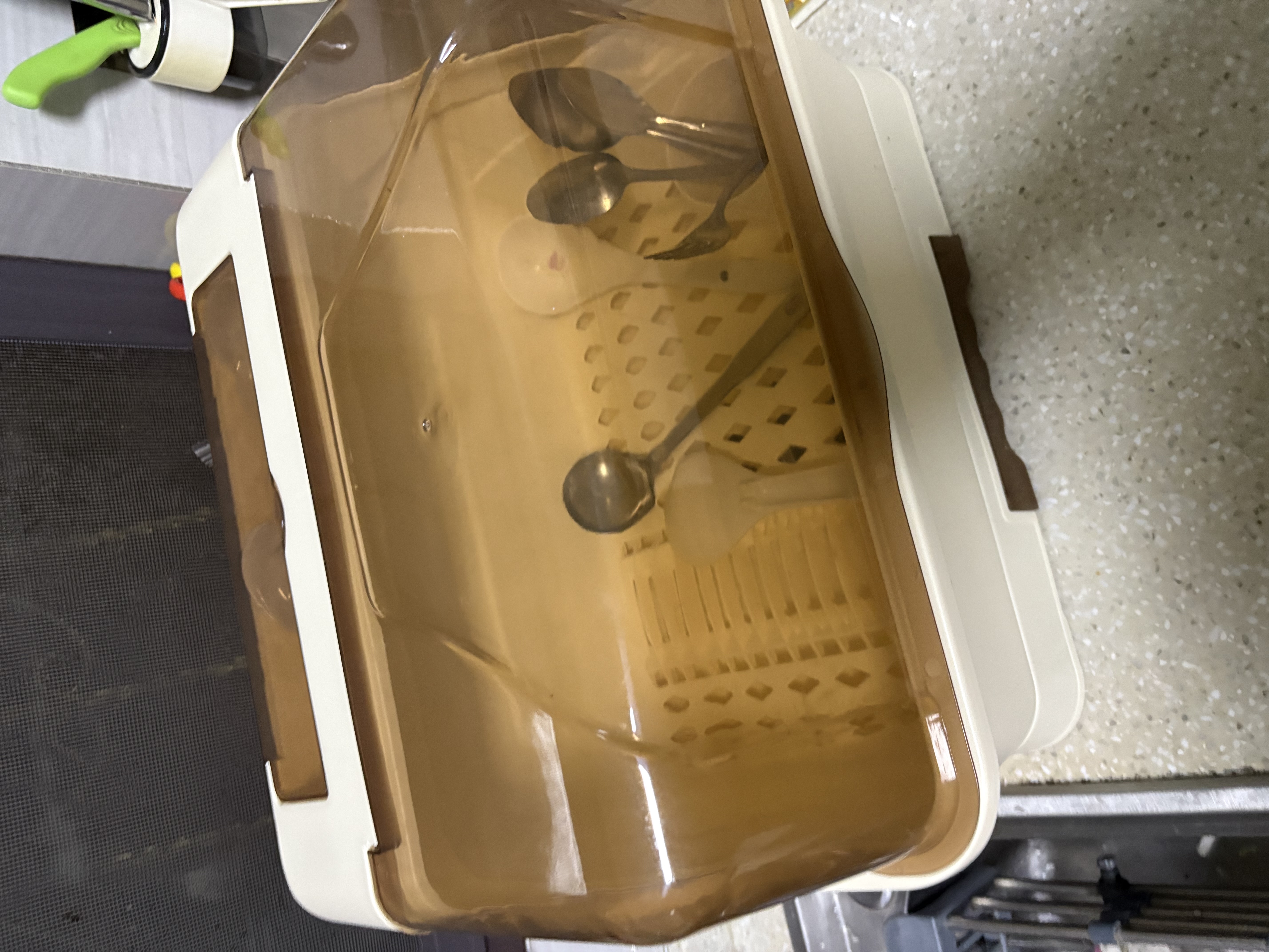 纳份爱厨房置物架碗碟架水杯沥水架碗柜收纳餐具柜筷子笼带盖多功能架 【顶盖奶油】特大8口之家 【品牌特供】免组装收货即用 实拍图