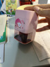 得力（deli）自动进笔削笔机转笔刀卷笔刀削笔刀 自动排除断芯铅笔刀 儿童学生文具考试生日开学礼物粉 实拍图