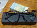蔡司（ZEISS）镜片近视眼镜框男半框防蓝光辐射可配带散光度数眼睛女钛合金镜架 升级钛材 黑银 配康美达1.56防雾防蓝光 0-600度 实拍图