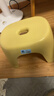 换鞋凳小凳子座椅小板凳可叠放加厚塑料凳高级感儿童学生寝室矮凳 柠檬黄1个+樱花粉1个 实拍图