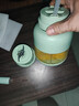 欧美邦榨汁杯果蔬榨汁机小型便携式榨汁桶吨吨杯果汁机家用多功能冰沙机奶昔机搅拌杯电动随行杯秒碎冰 【一杯双盖】清新绿800ml 实拍图