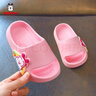 巴布豆儿童拖鞋男女童宝宝软底居家浴室夏季凉拖鞋 粉色 180码 实拍图