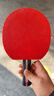 蝴蝶3星级乒乓球拍双面反胶5层合板兵拍TBC-302-横拍/单只 附拍套 实拍图