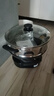 美菱 （MeiLing）电炒锅全新升级大开关旋钮定时多功能电蒸锅家用大容量铸铁电炒蒸煮一体炒菜电火锅 【全新升级】32cm一锅一笼（适3-5人）10L 实拍图
