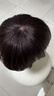 佰丝堂假发女短发全头套式短直发中老年妈妈整顶发套真发均码（深棕色） 实拍图