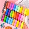 超轻粘土24色儿童手办橡皮泥无毒太空彩泥幼儿园手工diy12色玩具 12色*8包共计96袋黏土 实拍图