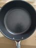 三禾0涂层煎锅无涂层不粘锅钛不锈钢电磁炉通用煎炒锅 实拍图