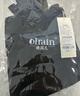 Olrain欧芮儿半高领莫代尔长袖T恤女装春冬修身丝滑打底衫内搭女 黑色 S 实拍图