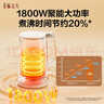 海尔（Haier）电烧水壶电热水壶家用1.7L容量316L食品级不锈钢无缝内胆双层防烫进口温控器HSK-K617W23  实拍图