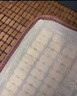 正帆夏季沙发凉席垫套麻将凉席垫防滑飘窗垫竹席夏天麻将席坐垫沙发罩 1.0咖色【双牛筋+防滑底】 定制请联系客服 实拍图