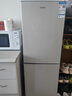 荣事达（Royalstar）小冰箱小型家用出租房双门一级能效宿舍冷藏冷冻两用节能电冰箱 126A163【一级能效】【三天不到1度电】银 实拍图
