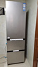 海尔（Haier）「真省电」310L三门冰箱黑金净化一级能效风冷无霜BCD-310WGHD3E7WV(银)国家补贴 实拍图
