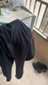浪莎秋裤男单件纯棉薄款羊毛抑菌护膝男士棉毛裤保暖线裤衬裤黑色 3XL 实拍图
