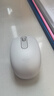 罗技（Logitech）M196 无线蓝牙鼠标 办公鼠标 笔记本商务办公家用 小巧便携 对称手型 珍珠白 实拍图