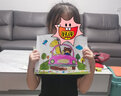 得力（deli）80色速干马克笔画画涂色套装水彩笔记号笔绘画手绘涂鸦笔画笔HM901-80儿童节礼物女孩 实拍图