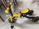 uonibaby品牌授权儿童三轮车脚踏车1-3-6岁宝宝儿童车遛娃神器平衡车手推 3C认证26款（巴洛克黄-护具版+黄色护具7件）1到7岁 升级版 实拍图