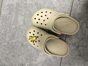 CROCS卡骆驰经典洞洞鞋儿童鞋户外童鞋休闲凉鞋拖鞋/206991/206990 骨白色-2Y2(含智必星) 28 (165mm) 实拍图