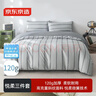 京东京造悦柔三件套 120g加厚冬季磨毛耐用 A类单人宿舍0.9/1.2m床 都市流光 实拍图