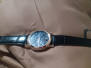正品男士手表高档休闲石英表简约气质男表皮带高颜值罗马时尚腕表 黑色运动款 实拍图