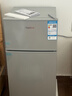 荣事达（Royalstar）小冰箱 租房用小型家用双门电冰箱宿舍冷藏冷冻两用节能 53A136【一级能效】【三天约一度电】银 实拍图