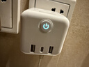 松下（ Panasonic）魔方插座/USB插座/多功能插座/插座转换器 USB输出20W无线魔方白色WHSC220423W 实拍图