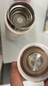 名创优品（MINISO）保温杯显温大容量女士高颜值男款便携车载学生泡茶水杯子 云絮白 实拍图