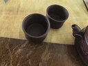 藏壶天下宜兴紫砂壶名家纯手工茶壶原矿紫泥扁竹段壶一壶两杯功夫茶具套装 紫泥款     245ml 实拍图