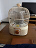 万宝取暖器小太阳家用鸟笼式烤火炉卧室电热扇节能省电小型电暖器电烤炉速热 奶油色【碳晶盘】无极调温 实拍图