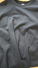 【京东直采】205g纯棉 圆领短袖t恤男 打底内搭服饰5折 藏青（短袖） 5XL （190-210斤） 实拍图