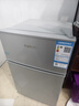 荣事达（Royalstar）小冰箱小型家用出租房双门一级能效宿舍冷藏冷冻两用节能电冰箱 38A122【一级能效】【三天不到1度电】银 实拍图