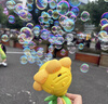 儿童手持自动泡泡机男孩女孩泡泡枪火箭筒泡泡液网红爆款吹泡玩具 浓缩泡泡液1包装 实拍图