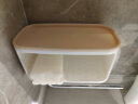 意可可（ecoco） 吸盘肥皂盒浴室置物架创意毛巾挂架壁挂收纳架香皂盒 藕荷粉 实拍图