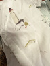 童泰（TONGTAI）婴儿连体衣夏季纯棉薄款宝宝衣服新生儿短袖哈衣爬服睡衣绿色66cm 实拍图