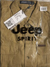 JEEP SPIRIT吉普衬衫男长袖春秋水洗休闲工装衬衣男士外套男装上衣 卡其 2XL 实拍图