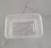 特美居（temeiju）一次性饭盒长方形透明塑料快餐盒加厚带盖打包盒餐具50套装1000型 实拍图