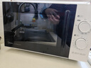 美的（Midea）微波炉烤箱一体机一级能效家用平板式900W变频不锈钢内胆23升机械旋钮简单操作解冻C231 实拍图