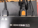 毕亚兹 HDMI2.1切换器五进一出带遥控 8K/60HZ5进1出切屏器 4K/120Hz笔记本电脑接电视投影仪共享显示器 实拍图