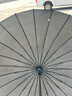 美度（MAYDU）长柄雨伞大号加固加厚结实抗风伞男士手动长把直柄雨伞黑M5003 实拍图